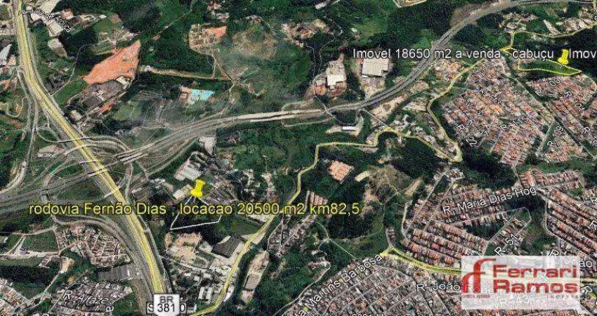 Área à venda, 51500 m² por r$ 80.000.000,00 - três cruzes - são paulo/sp