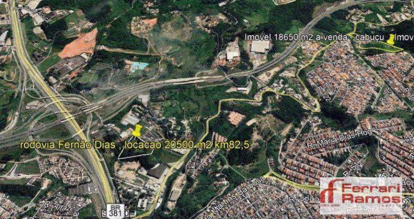 Área para alugar, 20500 m² por R$ 40.000,00/mês - Três Cruzes - São Paulo/SP