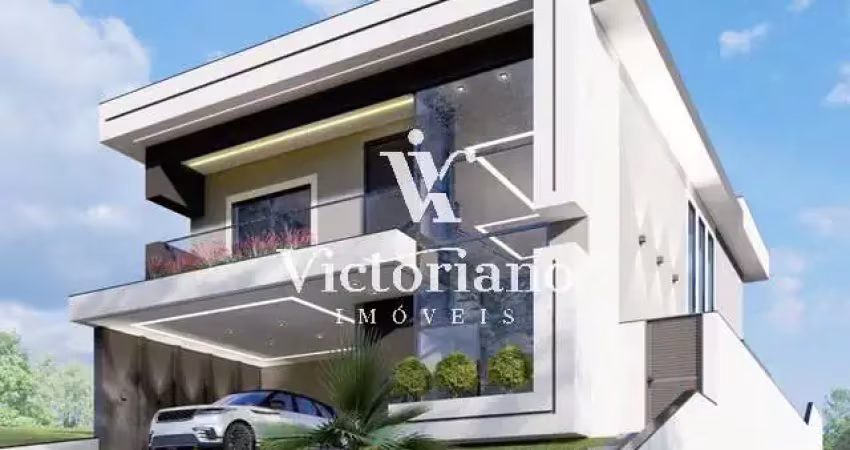 Sobrado alto padrão 235m² - condomínio santa mônica - residencial colinas