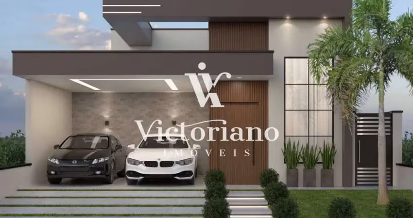 Casa na planta 170m² 3 dorm. 1 suíte c/piscina – cond. reserva do vale