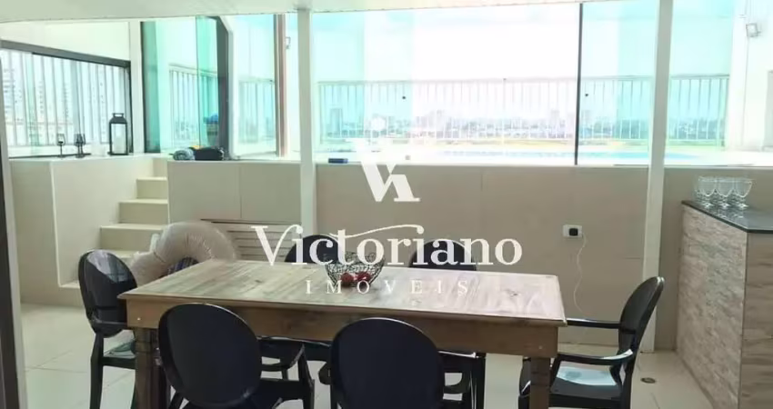 Cobertura duplex c/piscina privativa 240m² 3 dorm. 1 suíte - jd. aquarius