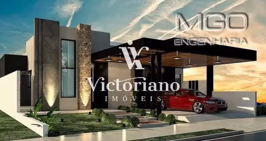 Lançamento! casa térrea 173m² 3 suítes - cond. reserva aruanã