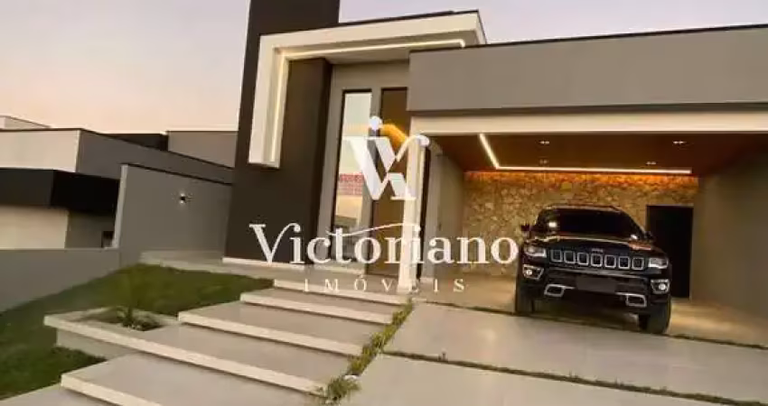 Casa térrea 185m² 3 suítes c/piscina – cond. santa mônica – res. colinas