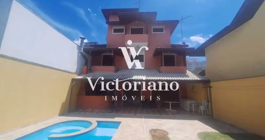 Sobrado com piscina 203m² 3 dorm. 1 suíte - villa branca – jacareí/sp