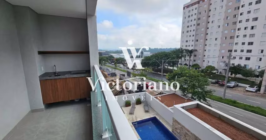 Apto 85m² 3 dorm. 1 suíte, vista pra piscina – ed. the winner, villa branca