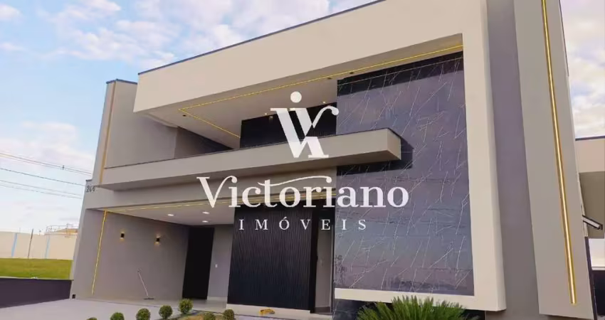 Casa térrea com piscina 224m² 3 suítes - cond. santa mônica – caçapava/sp