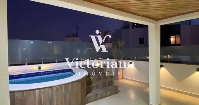 Cobertura duplex alto padrão 182m² c/piscina privativa - ed. solar aquarius