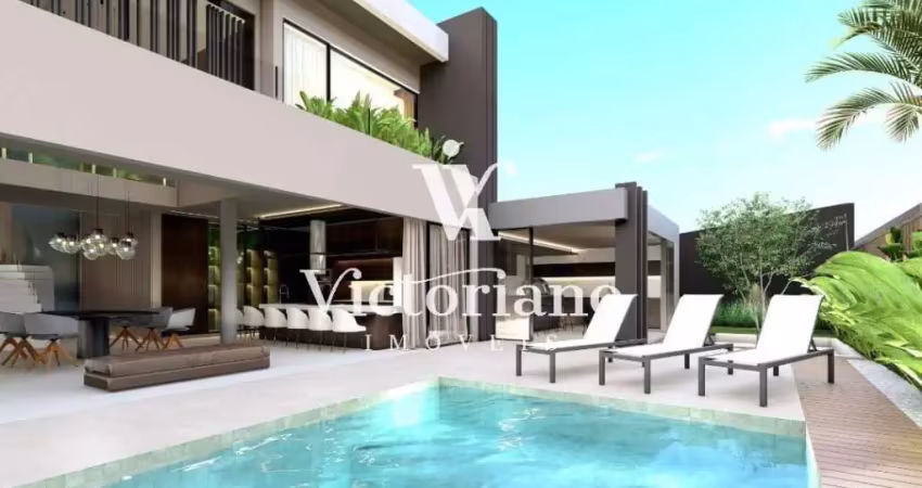 Venda - casa nova de alto padrão - urbanova – 384m² 4 suítes com closet