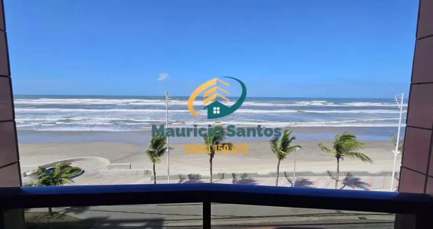 Apartamento em Mongaguá, bairro Jardim Marina, 2 dormitórios sendo 1 suíte, sacada frente para o mar, 2 vagas. Residencial com lazer na cobertura, piscina!!