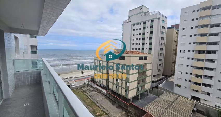 Apartamento em Mongaguá, Centro da cidade, ENTREGA PARA FEVEREIRO 2025, vista para o mar, 2 dormitórios sendo 1 suíte, sacada gourmet com vista para o mar, lazer com piscinas.
