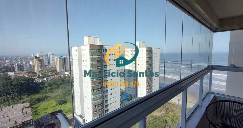 Apartamento em Mongaguá, bairro Vila São Paulo, novo e mobiliado, 2 dormitórios sendo 1 suíte, sacada gourmet com vista para o mar, lazer completo frente para o mar!!