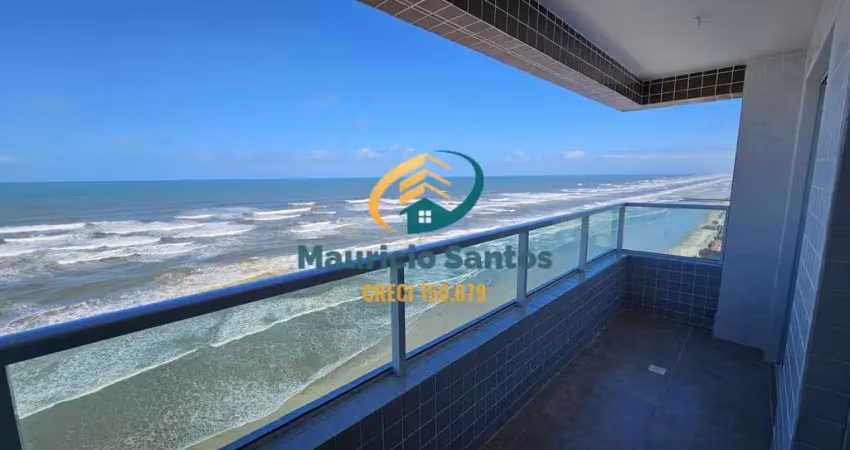 Apartamento em Mongaguá, Centro, novo e com 3 dormitórios sendo 1 suíte, vista permanente para o mar, Residencial com lazer completo e ótima localização!!