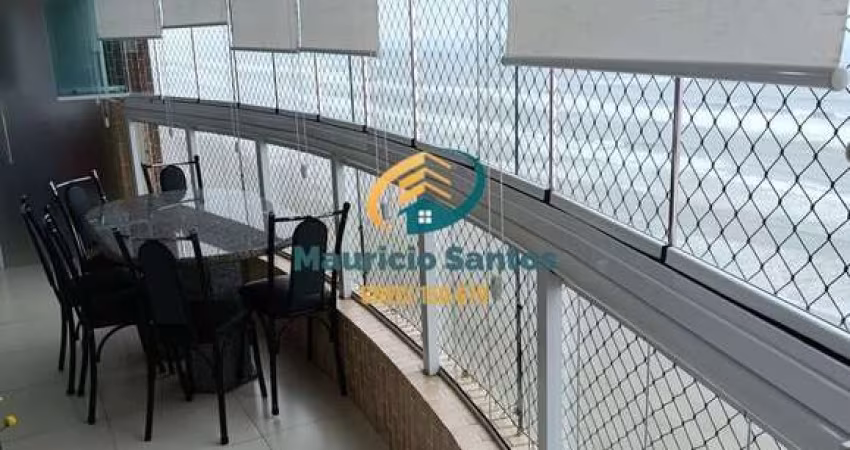 Apartamento em Mongaguá, bairro Vila São Paulo, mobiliado com 2 dormitórios sendo 1 suíte, vista permanente para o mar, 2 vagas de garagem, Residencial com lazer completo!