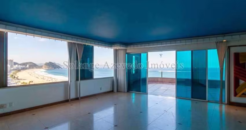 Cobertura com 4 quartos à venda na Avenida Atlântica, Copacabana, Rio de Janeiro