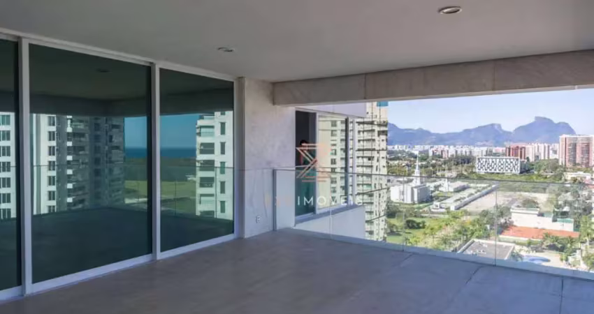 Apartamento com 4 dormitórios à venda, 384 m² por r$ 10.800.000 - barra da tijuca - rio de janeiro/rj