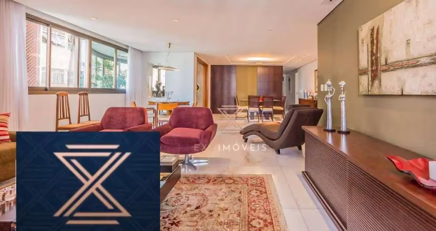 Apartamento com 4 dormitórios à venda, 252 m² por r$ 3.100.000,00 - lourdes - belo horizonte/mg