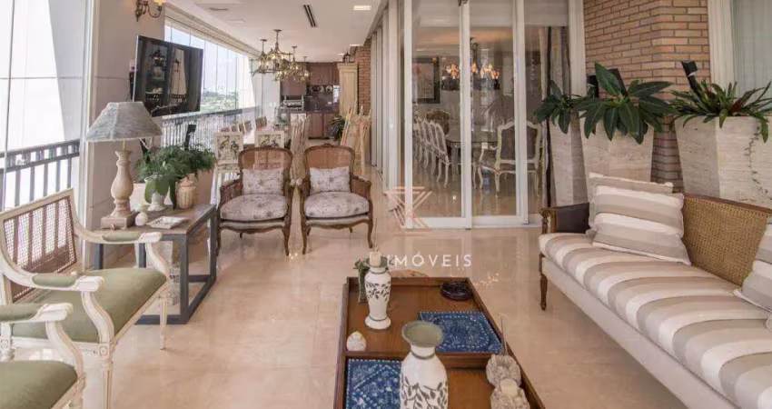 Apartamento com 4 dormitórios à venda, 483 m² por r$ 19.080.000 - moema - são paulo/sp