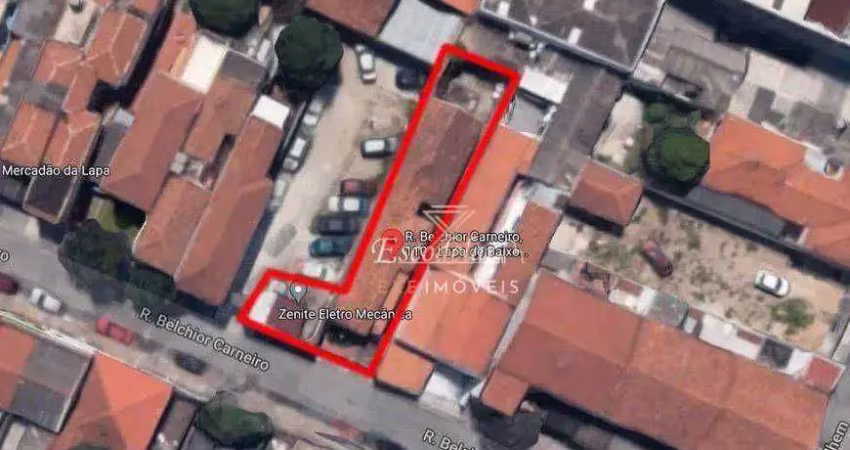 Terreno à venda, 1100 m² por r$ 3.300.000,00 - lapa de baixo - são paulo/sp