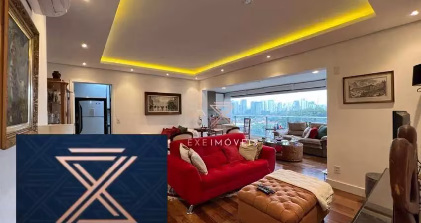 Apartamento com 3 dormitórios à venda, 130 m² por r$ 2.300. - brooklin - são paulo/sp