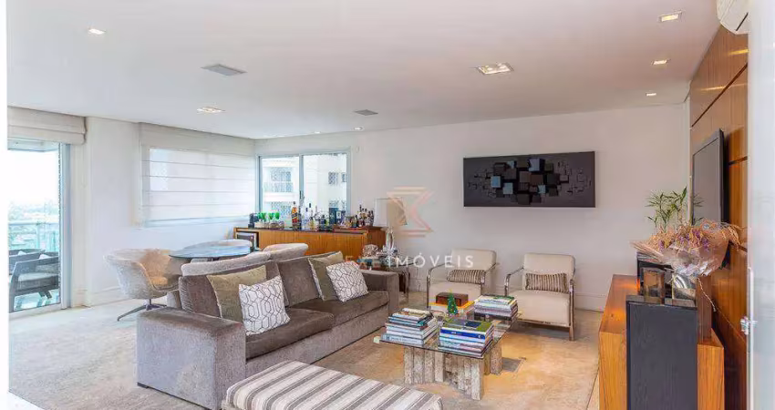 Apartamento com 4 dormitórios à venda, 240 m² por r$ 3.200.000 - campo belo - são paulo/sp