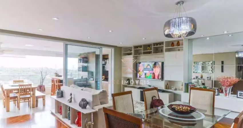Apartamento com 4 dormitórios à venda, 184 m² por r$ 3.200.000 - campo belo - são paulo/sp