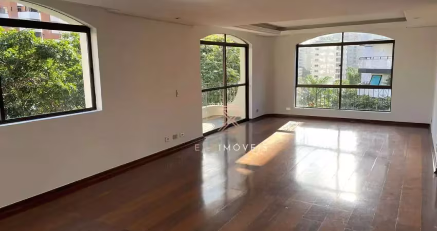 Apartamento com 3 dormitórios à venda, 190 m² por r$ 2.600.000 - moema - são paulo/sp