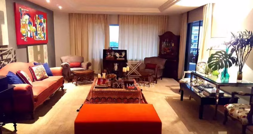 Apartamento com 3 dormitórios à venda, 310 m² por r$ 2.500.000 - santo amaro - são paulo/sp