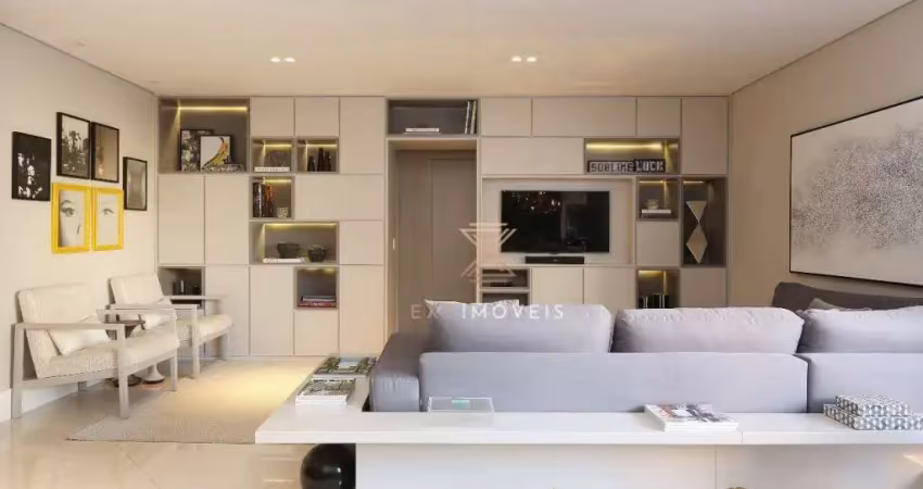 Apartamento com 2 dormitórios à venda, 120 m² por r$ 2.250.000 - indianápolis - são paulo/sp