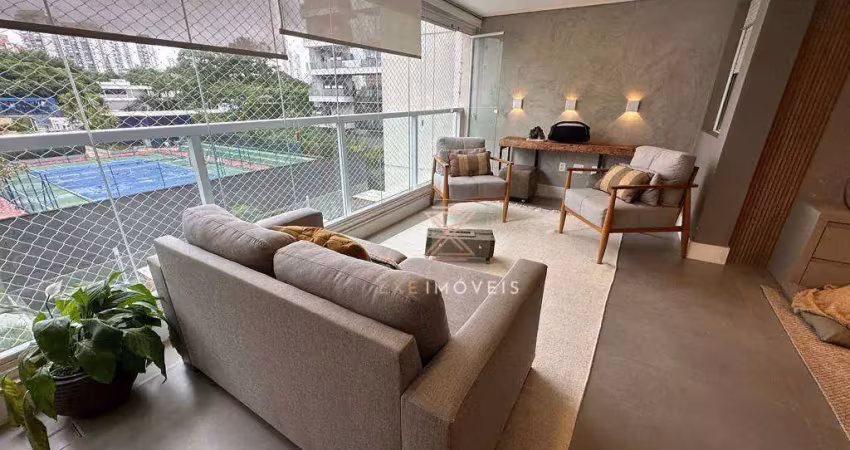 Apartamento com 4 dormitórios à venda, 189 m² por r$ 3.657.000 - santo amaro - são paulo/sp