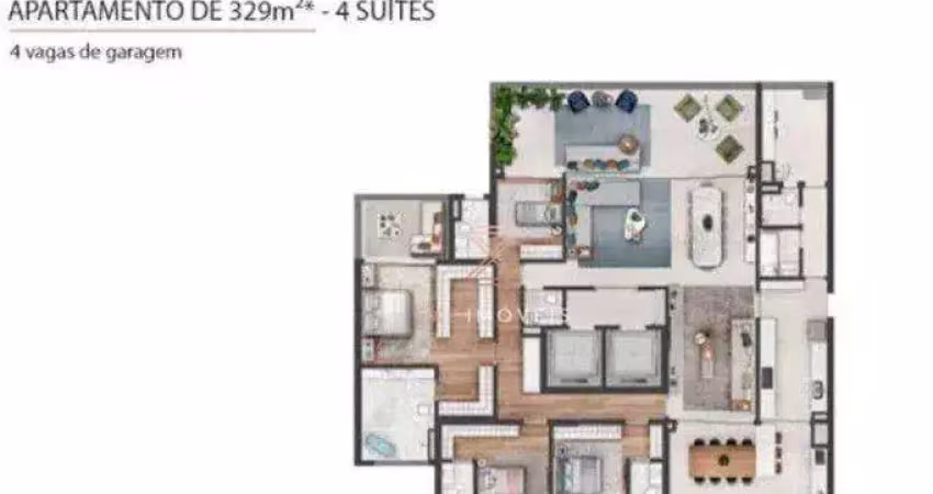 Apartamento com 4 dormitórios à venda, 330 m² por r$ 6.930.000 - cidade jardim - são paulo/sp
