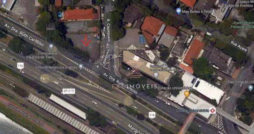 Terreno à venda, 1088 m² por r$ 8.480.000 - alto de pinheiros - são paulo/sp