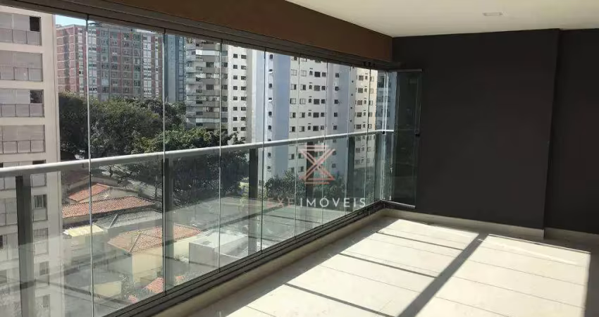 Apartamento com 3 dormitórios à venda, 143 m² por r$ 2.500.000 - campo belo - são paulo/sp