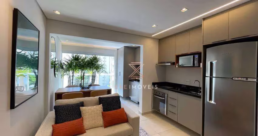 Apartamento com 1 dormitório à venda, 35 m² por r$ 660.000 - santo amaro - são paulo/sp