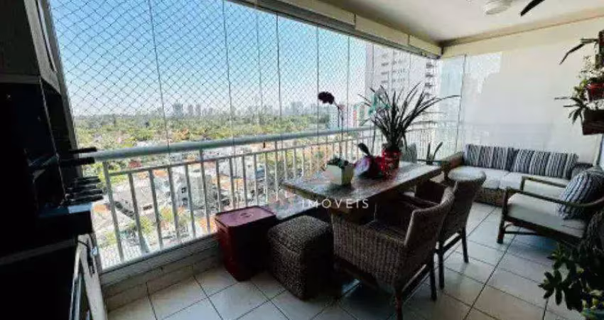 Apartamento com 3 dormitórios à venda, 143 m² por r$ 1.950.000 - chácara santo antônio - são paulo/sp