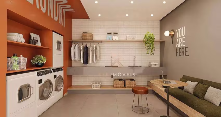 Apartamento com 1 dormitório à venda, 27 m² por r$ 450.000,00 - moema - são paulo/sp