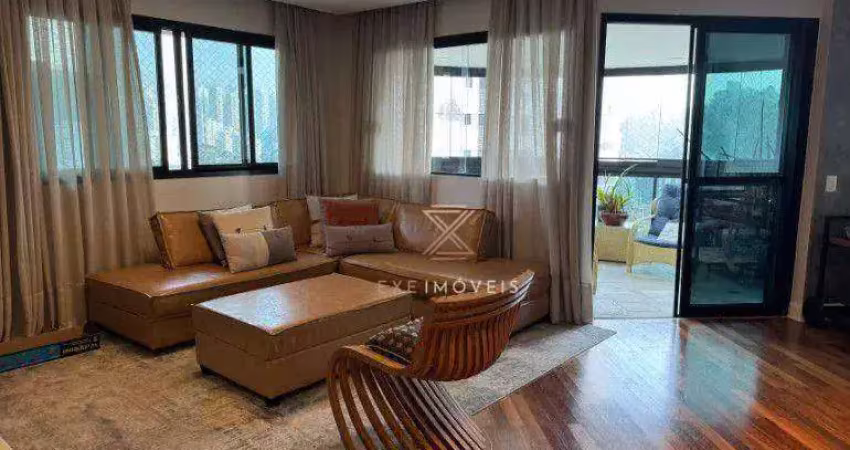 Apartamento com 4 dormitórios à venda, 288 m² por r$ 2.350.000,00 - paraíso do morumbi - são paulo/sp