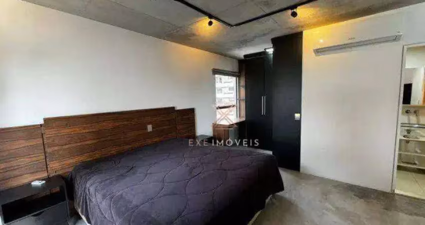 Apartamento com 1 dormitório para alugar, 70 m² por r$ 5.200,00/mês - panamby - são paulo/sp