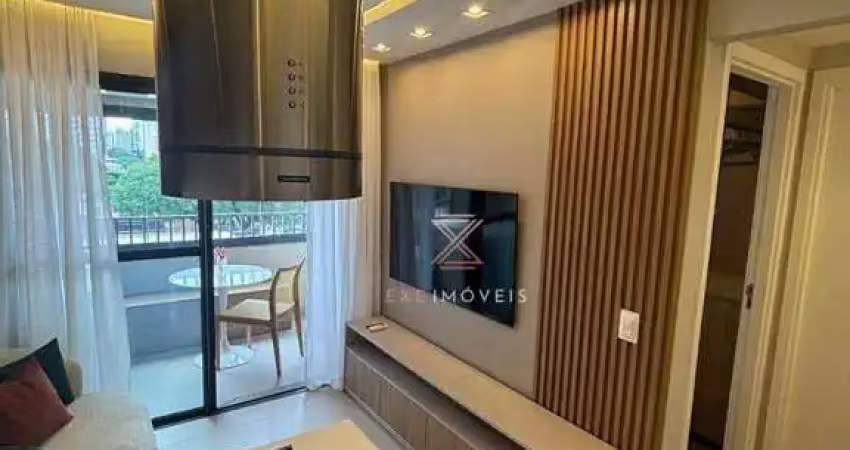 Apartamento com 1 dormitório para alugar, 32 m² por r$ 5.700,00/mês - indianópolis - são paulo/sp