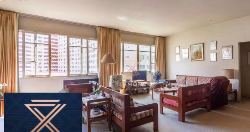 Apartamento com 3 dormitórios à venda, 173 m² por r$ 1.200.000,00 - copacabana - rio de janeiro/rj