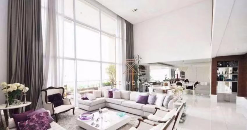 Apartamento com 5 dormitórios à venda, 730 m² por r$ 13.800.000,00 - campo belo - são paulo/sp