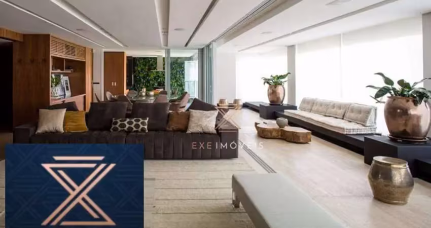 Apartamento com 4 dormitórios à venda, 353 m² por r$ 9.600.000,00 - pinheiros - são paulo/sp