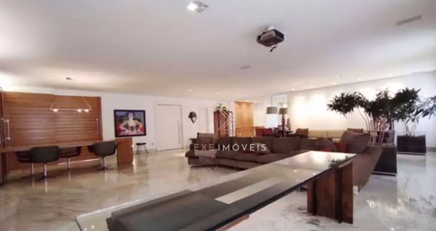 Apartamento com 4 dormitórios à venda, 450 m² por r$ 5.200.000 - lourdes - belo horizonte/mg