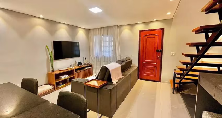 Sobrado à venda com 2 quartos planejados no condomínio residencial vilas sumaré ll.