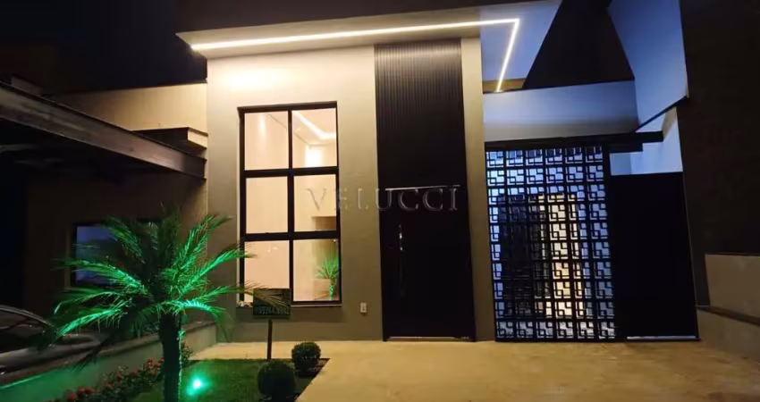Casa nova térrea à venda em condomínio jardim toscana em indaiatuba