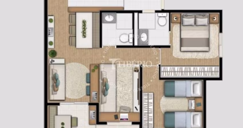 Lançamento apto à venda em São Paulo-SP, Santa Teresinha: 3 quartos, 1 suíte, 2 salas, 2 banheiros, 2 vagas, 67,33m². Aproveite!