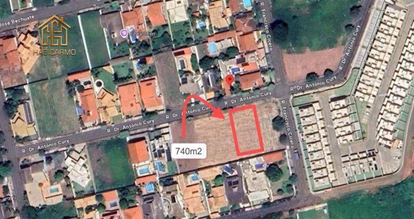Terreno à venda, 740 m² por r$ 740.000,00 - jardim moysés miguel haddad - são josé do rio preto/sp