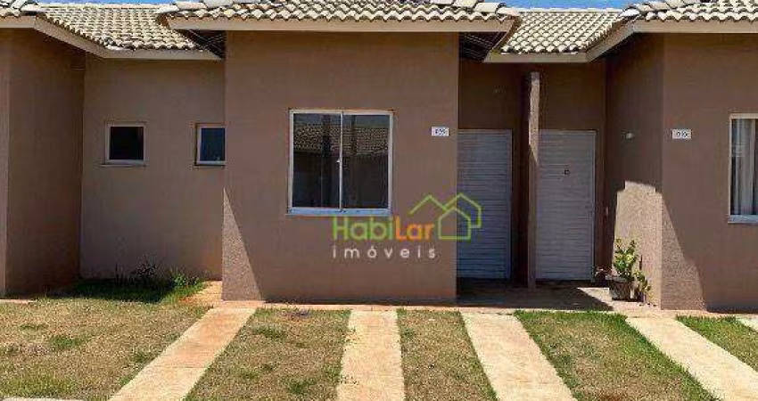 Casa com 2 dormitórios para alugar, 43 m² por R$ 1.632,00/mês - Reservas do Bosque - Bady Bassitt/SP