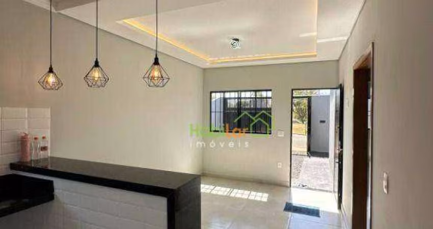 Casa com 2 dormitórios à venda, 59 m² por R$ 300.000 - Residencial Aroeiras II - São José do Rio Preto/SP