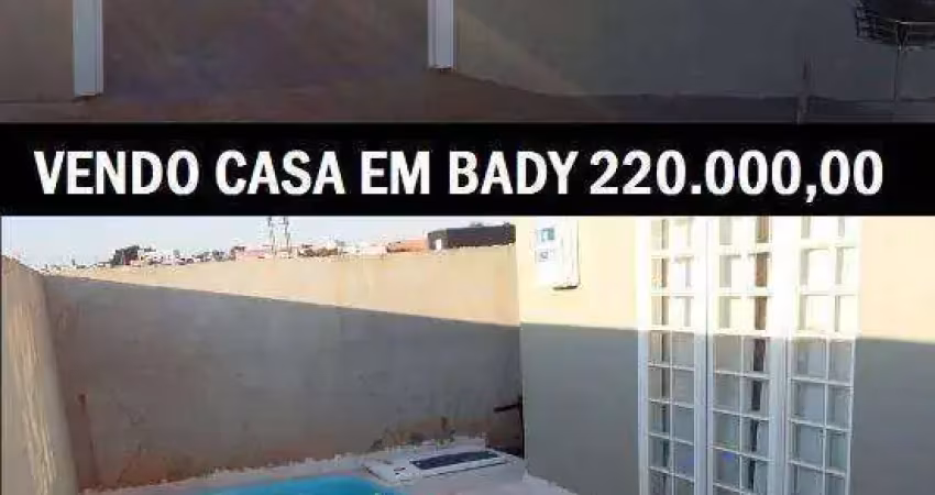 Casa com 2 dormitórios à venda, 60 m² por r$ 220.000 - lago sul - bady bassitt/sp