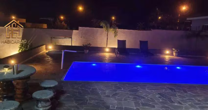 Rancho com 4 dormitórios à venda, 350 m² por r$ 1.350.000 - condomínio terra da barra - mendonça/sp